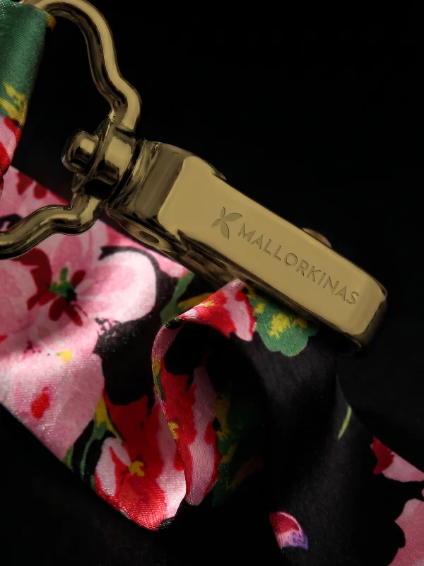 LAZO SATÉN FLEUR NOIRE - Imagen 3